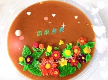 step7: 就可隨意放上年糕面..