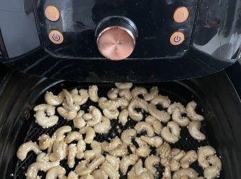 step5: 轉120度5分鐘，翻拌一下
