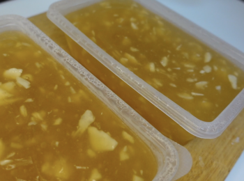 step9: 用大火蒸約30分鐘至呈透明狀即可