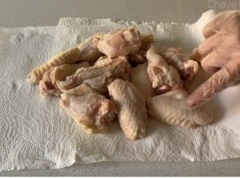 step2: 腌制以前，需要擦干水分