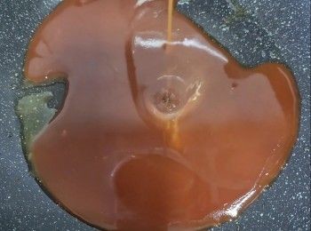 step10: 將鑊倒下甜酸汁滾後關火