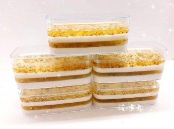 step5: 重覆以上步驟，直至一層一層的果凍布丁凝固，即可