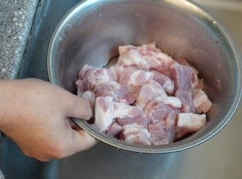 step2: 浸泡後瀝乾水份洗淨