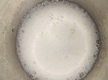 step6: 用打蛋器打至出一些泡沫