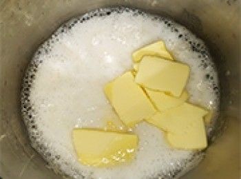 step7: 關火，加入牛油