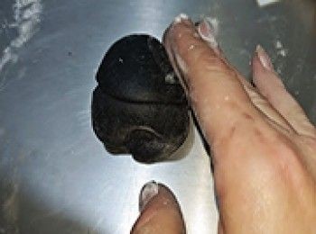 step28: [做法]左往中間卷入，再往右卷起