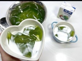 step7: 享用前，加入適量的椰漿。