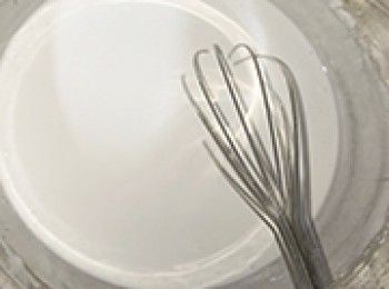 step10: 倒入粉漿拌勻