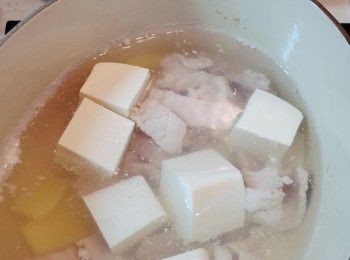 step5: 再下豆腐。