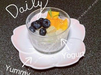 step2: 蘆薈可加在甜品上。