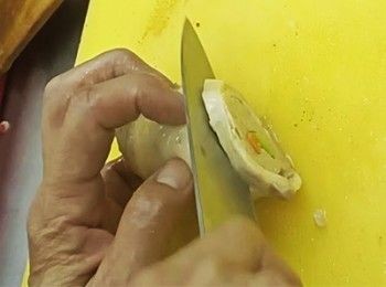 step19: 放涼後，45度角切厚片