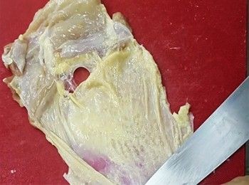 step2: 起皮至邊沿，不要切斷