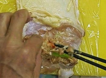 step10: 再鋪上一層雞mousse