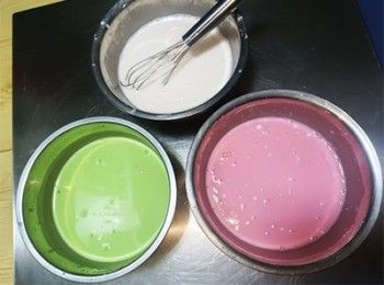 step3: 加入香油，調出3個顏色