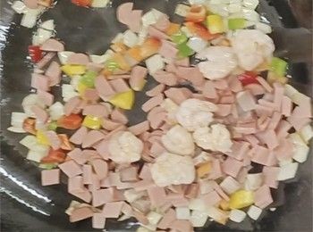 step5: 加入熟蝦仁