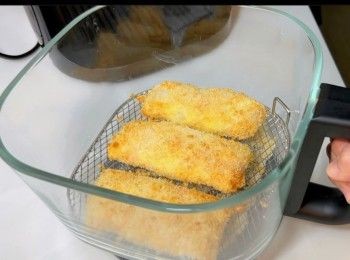 step6: 以185度氣炸12至13分鐘即可。