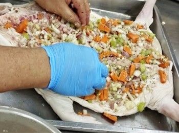 step4: 平均鋪在內腔上，醃3小時