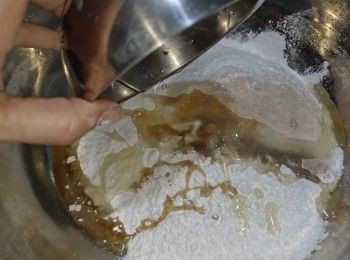 step7: 加入麻油，生油拌勻