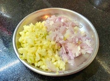 step1: 蒜頭, 乾蔥
