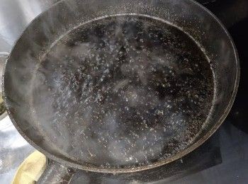 step8: 開大火煮滾