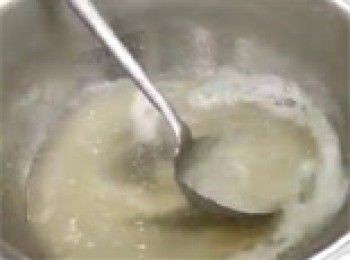 step3: 攪拌至砂糖及魚膠粉完全溶化