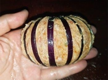 step7: 完成後，可見燈籠初形