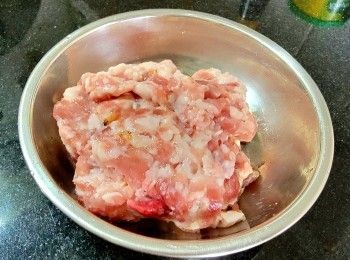 step4: 攪碎豬肉