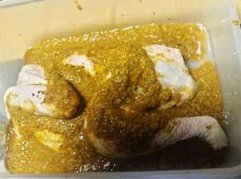 step6: 均勻塗抹在雞上