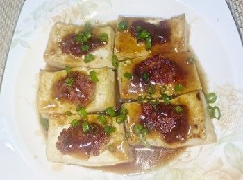 step11: 淋面撤上蔥花