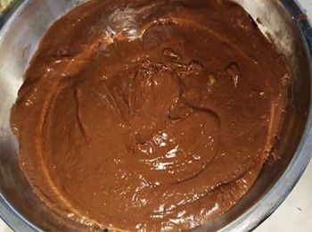 step6: 倒入盤子中鋪平