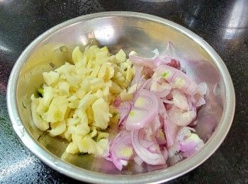 step1: 蒜頸乾蔥