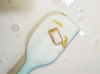 step6: 加入芒果肉拌勻