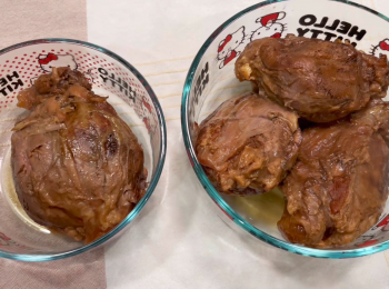 step8: 放涼後放入雪櫃，隔天切片食更佳。