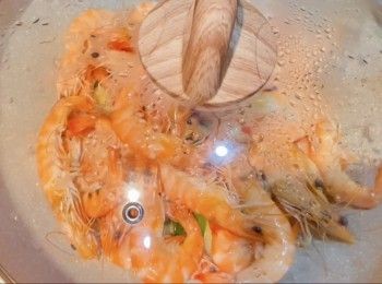 step5: 中火煮6分鐘，再焗3分鐘