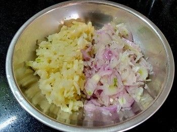 step1: 蒜頭 , 乾蔥