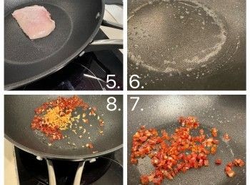 step2: 臘腸用熱水煮2分鐘，盛起後撕走臘腸衣，切細粒，法邊豆用熱水灼1分鐘，盛起備用，甘簡切細細粒，用熱水灼1分鐘。馬蹄去皮，用熱水灼一灼，之後切細細啲，長芋去皮，用熱水灼一灼，再切粒