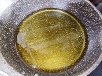 step2: 油加熱至120℃