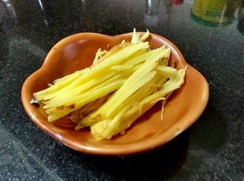 step2: 薑絲