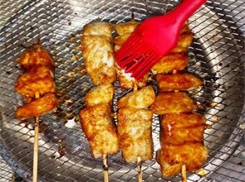 step9: 取出掃上照燒汁