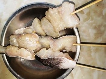 step6: 用竹簽串起