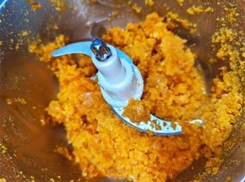 step7: [蜂巢皮做法] 用碎肉機打碎