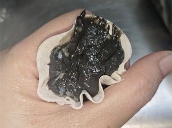 step12: 燒賣皮釀入墨魚膠