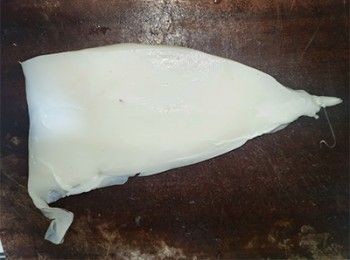 step3: 墨魚身洗淨抹乾水份