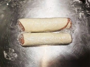 step15: 保鮮紙包好，放入冰霜雪4小時