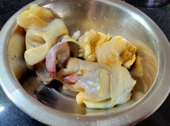 step4: 急凍螺頭
急凍螺頭洗擦黑色位置