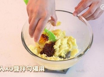 step5: 將薯蓉分成10份