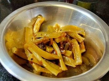 step4: 貢菜(自家醃製) , 平時當小食