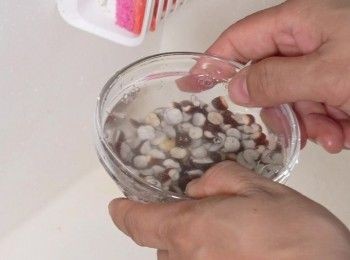 step6: 茨實洗淨浸軟