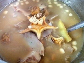 step15: 飲用前大火滾起 , 少許鹽調味 , 完成 .