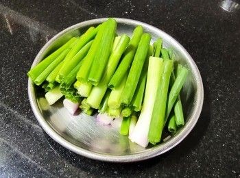 step3: 蔥段
